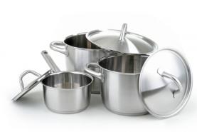 Emplacement Casseroles - poêles en inox - professionnelles