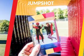 Emplacement Photos et videos dans un cube gonflable - Jumpshot