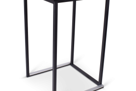 Emplacement Table Haute Quadra noire 60 x 60 x 108 cm 