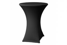 Emplacement Housse stretch noire - Housse pour table mange-debout - Table haute