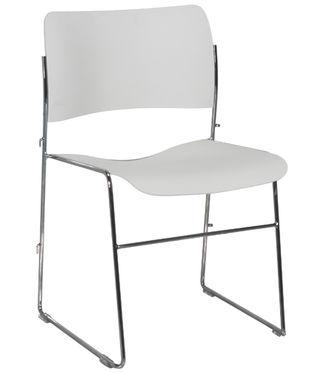 Location Chaise blanche - Mobilier de bureau - Moyenne et longue durée, min. 1 MOIS