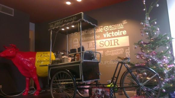 Location Machine à crème glacée - Cornet de glace - Gaufres sucrées-salées BIO sur vélo - concept original 