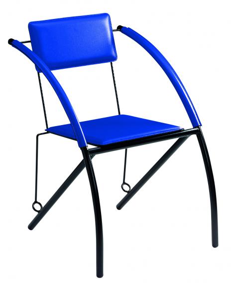 Location Designstoel Arco, kleur blauw