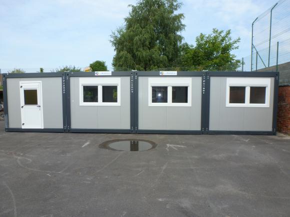 Location Réfectoires - Assemblage de modules - Containers modulaires pour chantier, écoles, entreprises... 