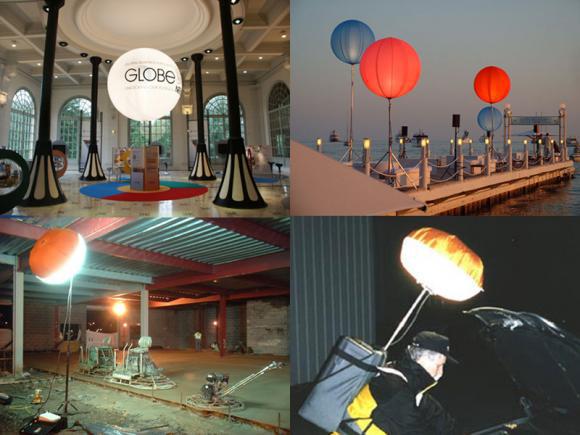 Location Ballons Airstar – Ballons d’éclairage  - éclairage de chantier