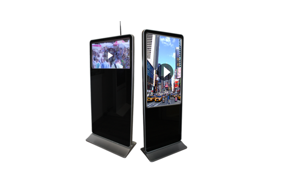 Location Totem vidéo paysage 32 et 42 pouce- écran haute définition LCD FULL HD