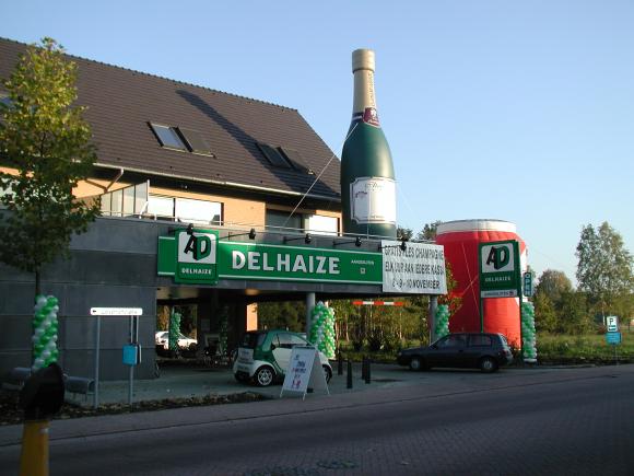 Location Bouteille de champagne gonflable