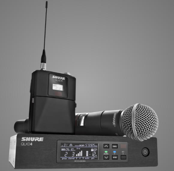 Location Micro sans fil,Micro casque, Shure QLXD 4, Shure QLXD 2, micro de conférence, micro de présentation en location