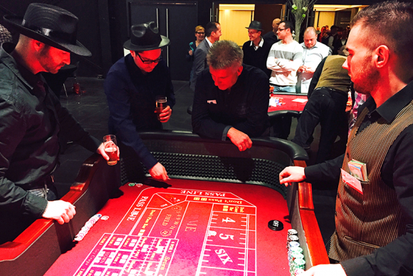 Location Casinotafel met croupier - Craps