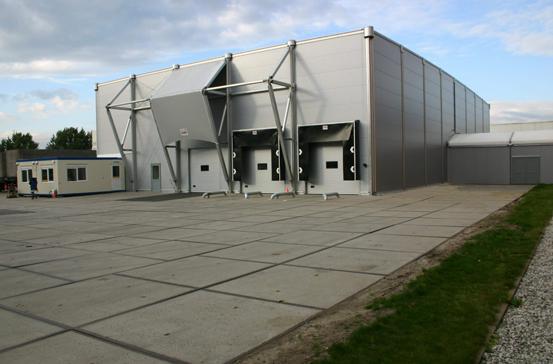 Location Entrepôt démontable - Structures provisoires toutes tailles - Hall de stockage