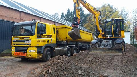 Location Grue sur pneus (pelle hydraulique)  Modèle JCB Hydradig 110 W