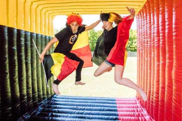 Location Photos et videos dans un cube gonflable - Jumpshot