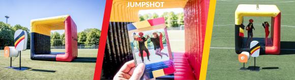 Location Photos et videos dans un cube gonflable - Jumpshot