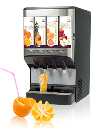 Location Distributeur (machine) à jus de fruits pour hôtels et restaurants