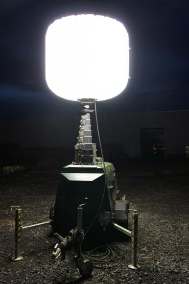 Location Tour d'éclairage mobile avec ballon pour vos chantiers - Towerlight VT1 