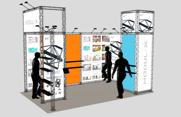 Location Stand Modul-X 10x10 cm - Een fantastisch modulair systeem voor uw salons, beurzen en tentoonstellingen…