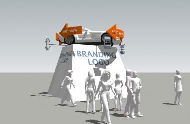 Location Stand - Podium Amovible - Movespace