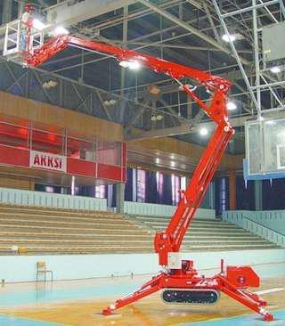 Location Nacelles araignées TEUPEN - Élévation de personnel avec bras articulé pour travaux et chantiers en hauteur