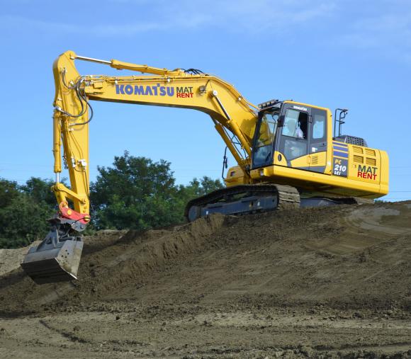 Location Hydraulische graafmachine op rupsen – Graafmachine - Rupskraan met GPS-besturing – GPS kranen