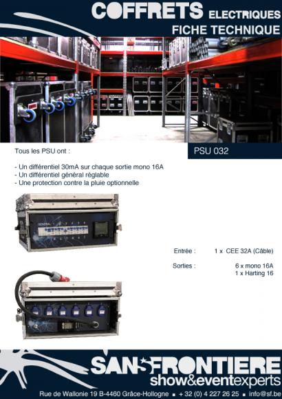 Location Coffret électrique 32 A