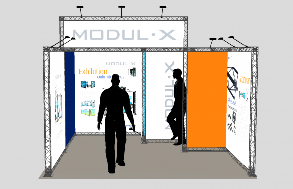 Location Stand Modul-X 10x10 cm - Een fantastisch modulair systeem voor uw salons, beurzen en tentoonstellingen…