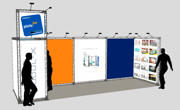 Location Les stands Modul-X - Stand 14M² - 680x200x340