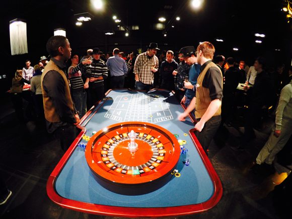 Location Casinotafel met croupier - Franse roulette