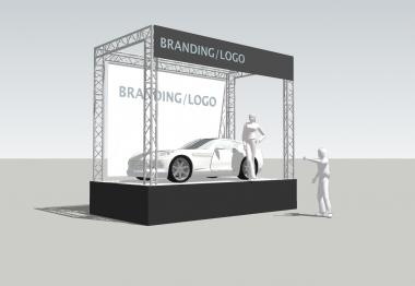 Location Stand - Podium Mobile – Trailer 4500C