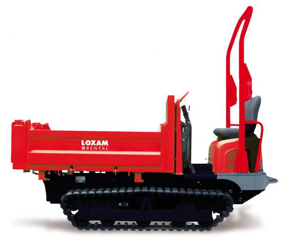 Location Dumper op rupsen laadbakken