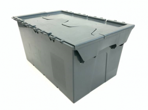 Boîte de déménagement- boîte de stockage avec couvercle - boîte de rangement   60x40cm 